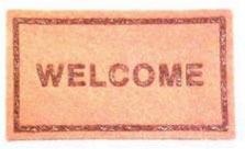 Dollhouse Miniature Welcome Mat